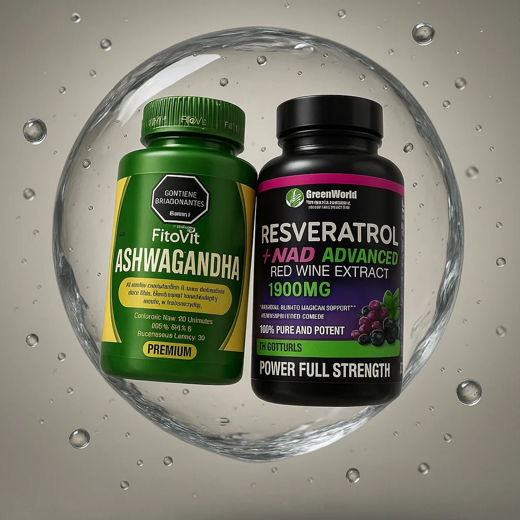 🌟 Combo Vitalidad Celular: Resveratrol + NAD + Ashwagandha ✨ - VIDSAFIT